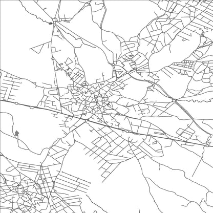 ROAD MAP OF GALAPAGAR, SPAIN BY MAPAKES