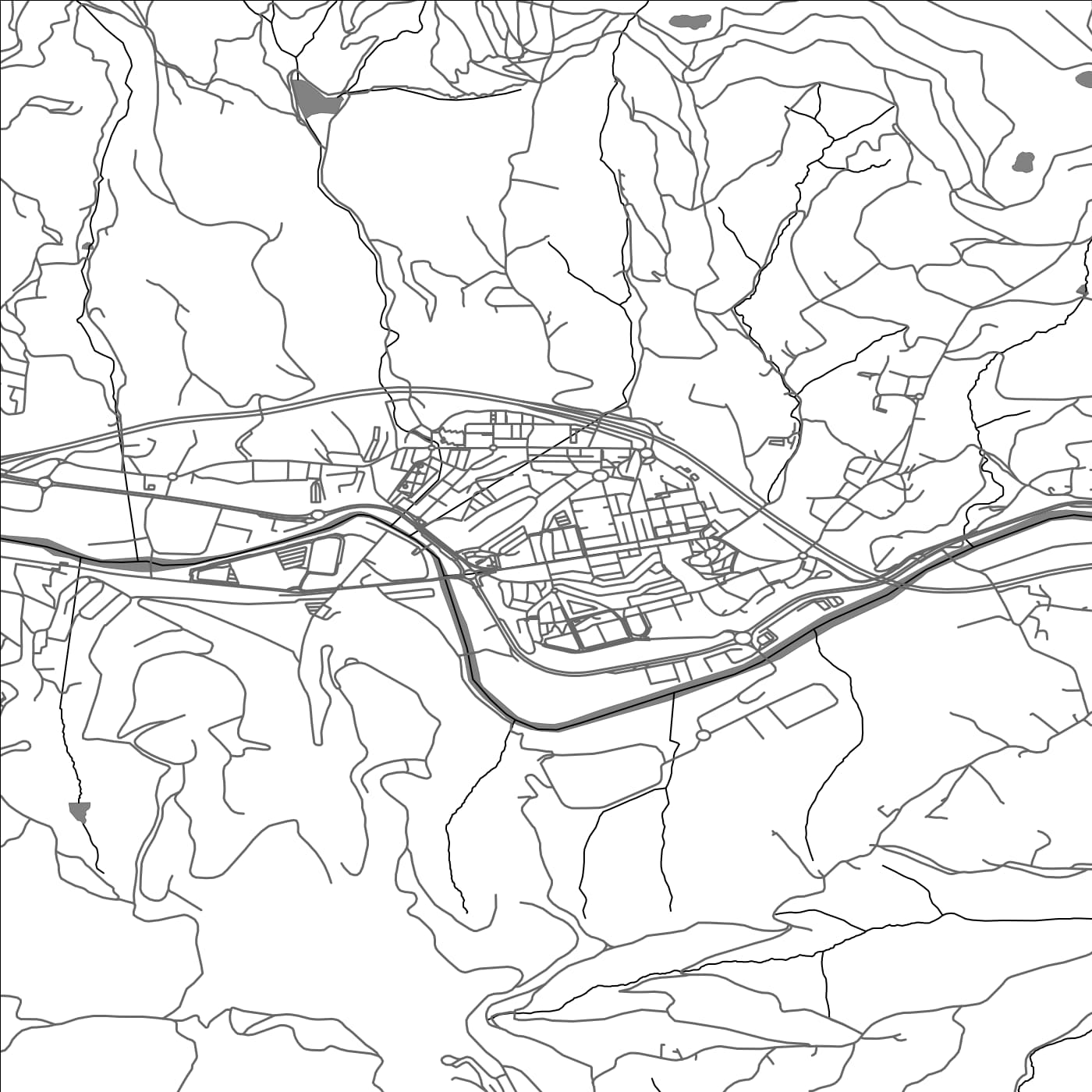 ROAD MAP OF GALDACANO (GALDÁCANO), SPAIN BY MAPAKES