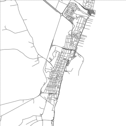 ROAD MAP OF GARRUCHA, SPAIN BY MAPAKES