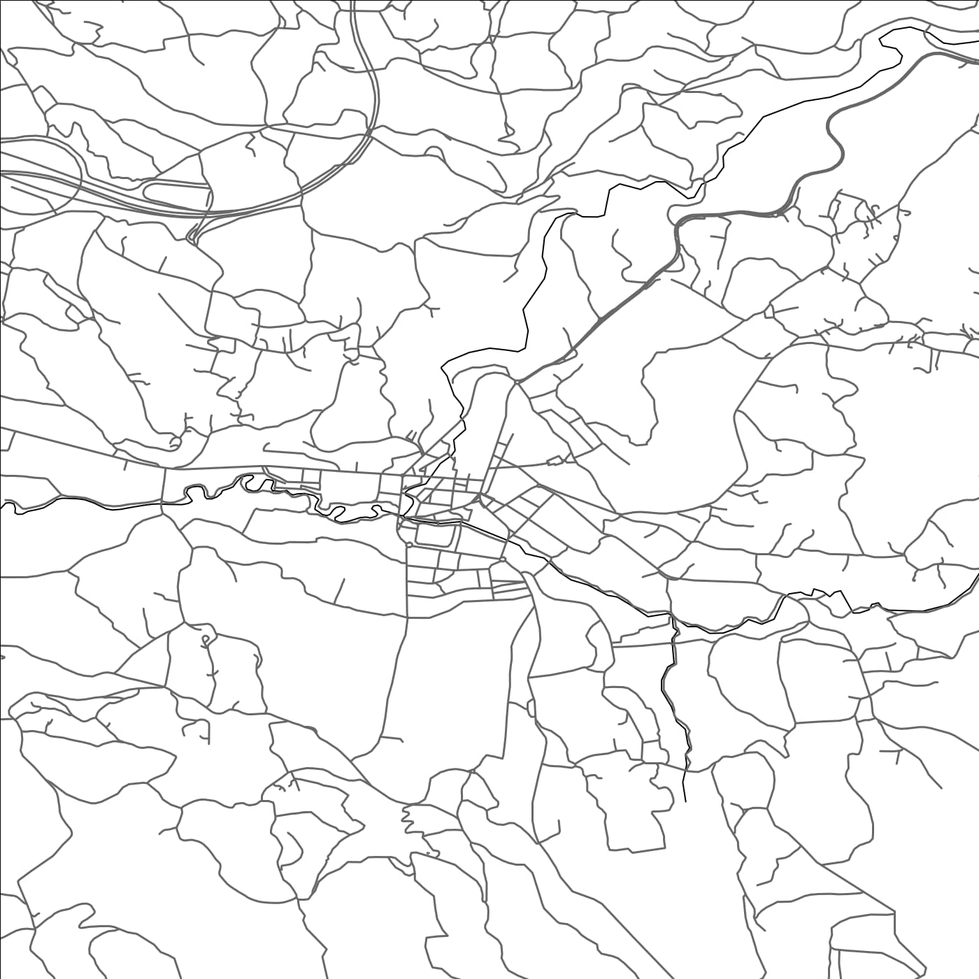 ROAD MAP OF GONDOMAR, SPAIN BY MAPAKES