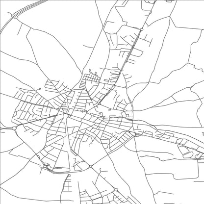 ROAD MAP OF GRINON, SPAIN BY MAPAKES