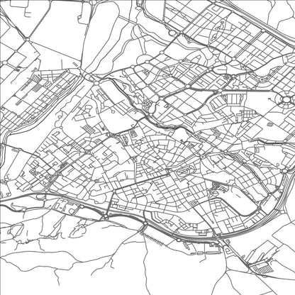 ROAD MAP OF GUADALAJARA, SPAIN BY MAPAKES