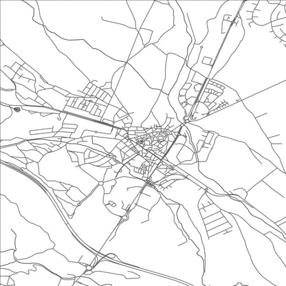 ROAD MAP OF GUADARRAMA, SPAIN BY MAPAKES