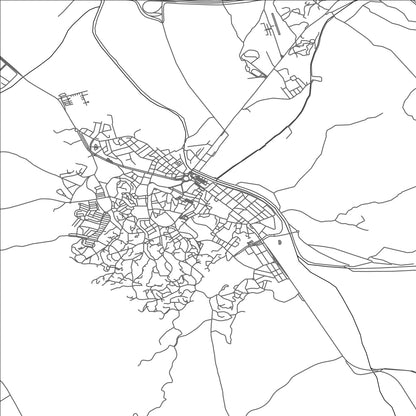 ROAD MAP OF GUADIX, SPAIN BY MAPAKES