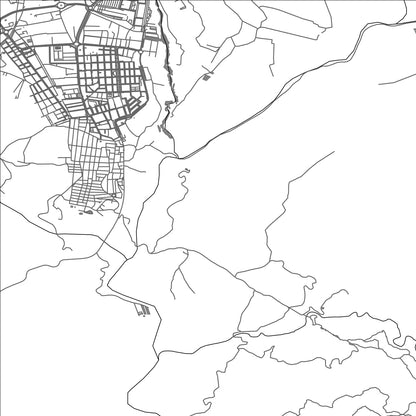 ROAD MAP OF HUERCAL-OVERA, SPAIN BY MAPAKES