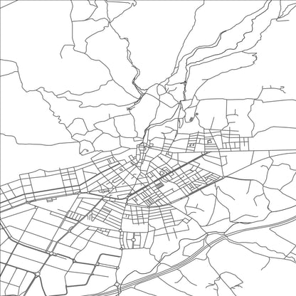 ROAD MAP OF IBI, SPAIN BY MAPAKES