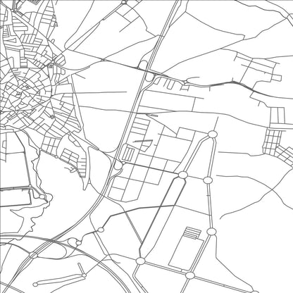 ROAD MAP OF ILLESCAS, SPAIN BY MAPAKES