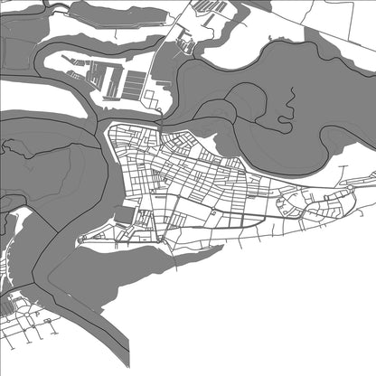 ROAD MAP OF ISLA-CRISTINA, SPAIN BY MAPAKES