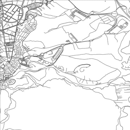 ROAD MAP OF JAEN, SPAIN BY MAPAKES