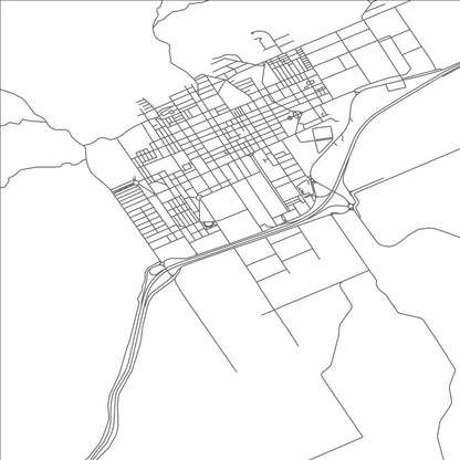 ROAD MAP OF LA CAROLINA, SPAIN BY MAPAKES