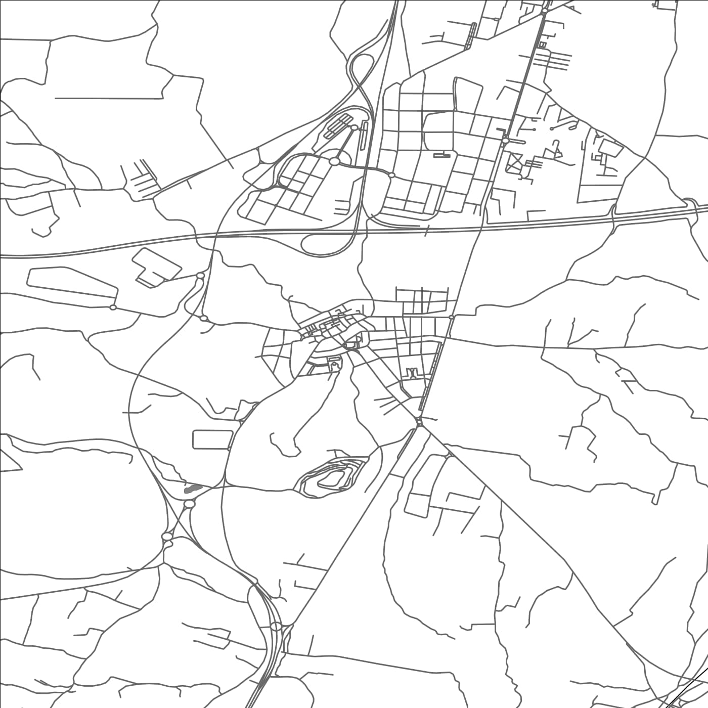 ROAD MAP OF LARDERO, SPAIN BY MAPAKES