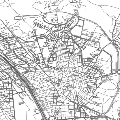 ROAD MAP OF LEON, SPAIN BY MAPAKES