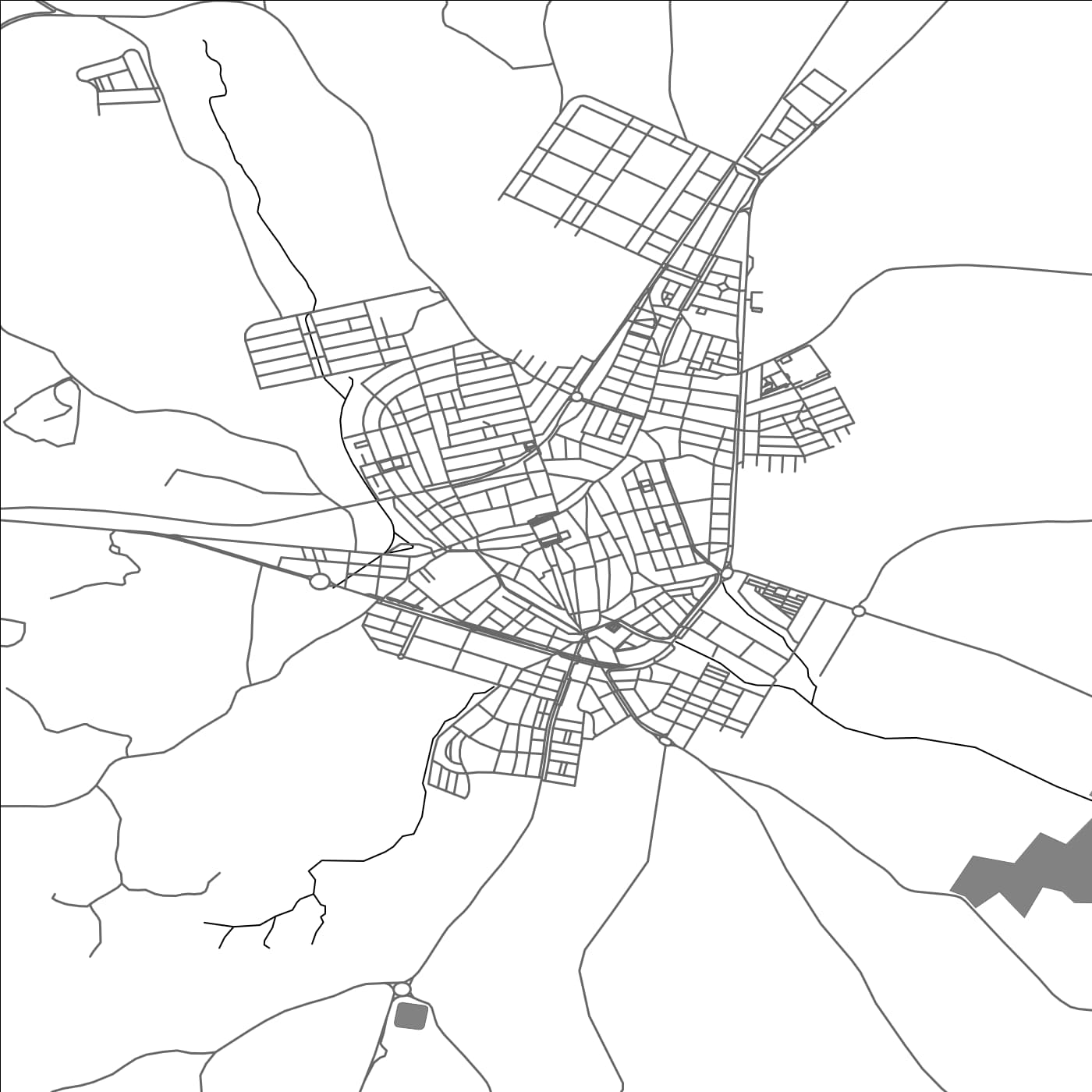 ROAD MAP OF LEPE, SPAIN BY MAPAKES