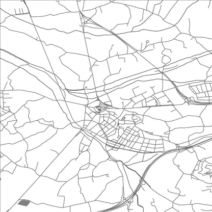 ROAD MAP OF LLAGOSTERA, SPAIN BY MAPAKES