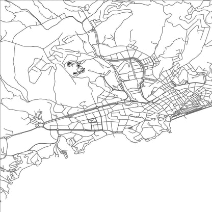 ROAD MAP OF LLORET DE MAR, SPAIN BY MAPAKES