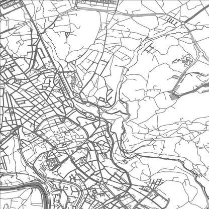 ROAD MAP OF LUGO, SPAIN BY MAPAKES