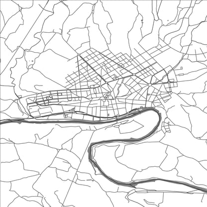 ROAD MAP OF MANLLEU, SPAIN BY MAPAKES