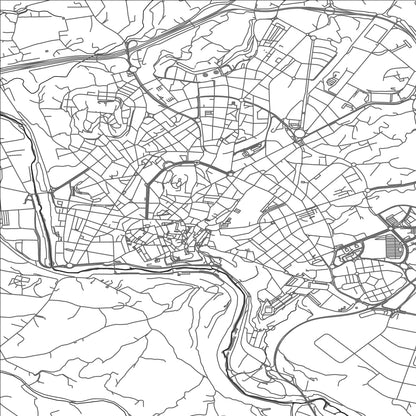 ROAD MAP OF MANRESA, SPAIN BY MAPAKES
