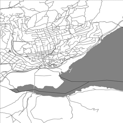 ROAD MAP OF MANZANARES EL REAL, SPAIN BY MAPAKES
