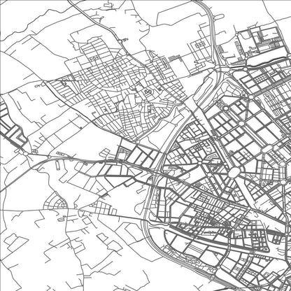 ROAD MAP OF MARACENA, SPAIN BY MAPAKES