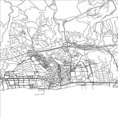 ROAD MAP OF MARBELLA, SPAIN BY MAPAKES