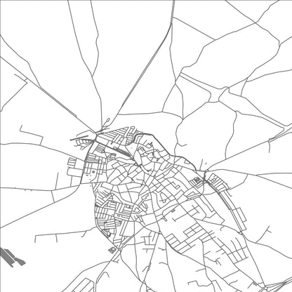 ROAD MAP OF MARCHENA, SPAIN BY MAPAKES