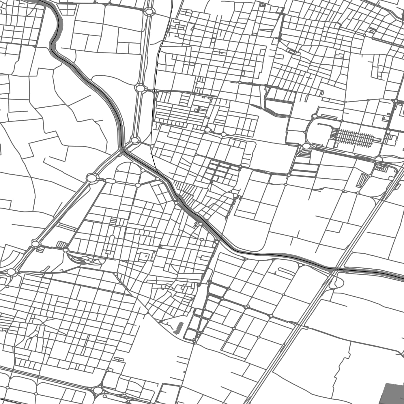 ROAD MAP OF MASANASA, SPAIN BY MAPAKES