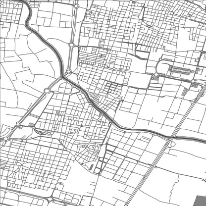 ROAD MAP OF MASANASA, SPAIN BY MAPAKES