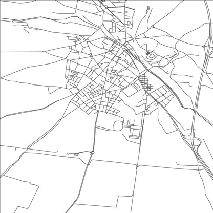 ROAD MAP OF MEDINA DEL CAMPO, SPAIN BY MAPAKES