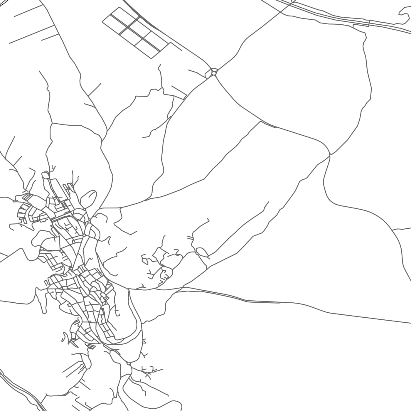 ROAD MAP OF MEDINA SIDONIA, SPAIN BY MAPAKES