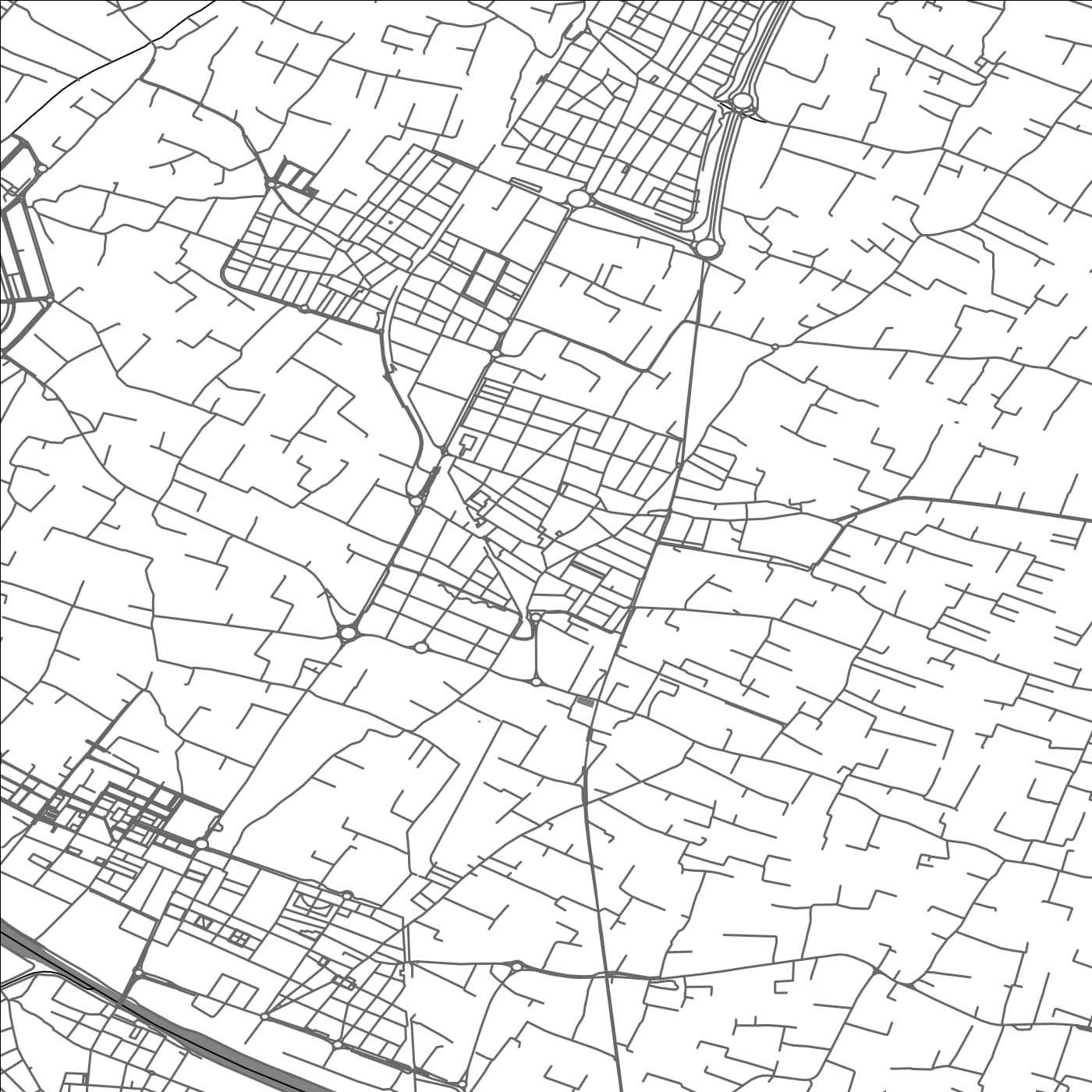 ROAD MAP OF MELIANA, SPAIN BY MAPAKES