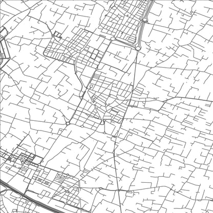 ROAD MAP OF MELIANA, SPAIN BY MAPAKES