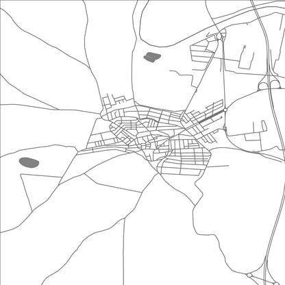 ROAD MAP OF MENGIBAR, SPAIN BY MAPAKES