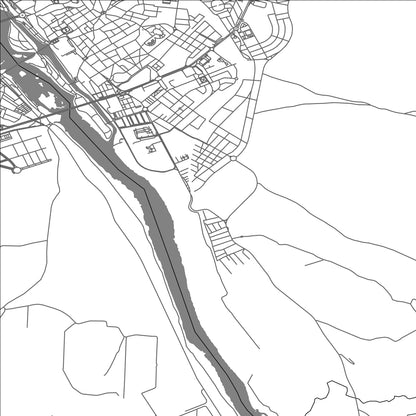 ROAD MAP OF MERIDA, SPAIN BY MAPAKES