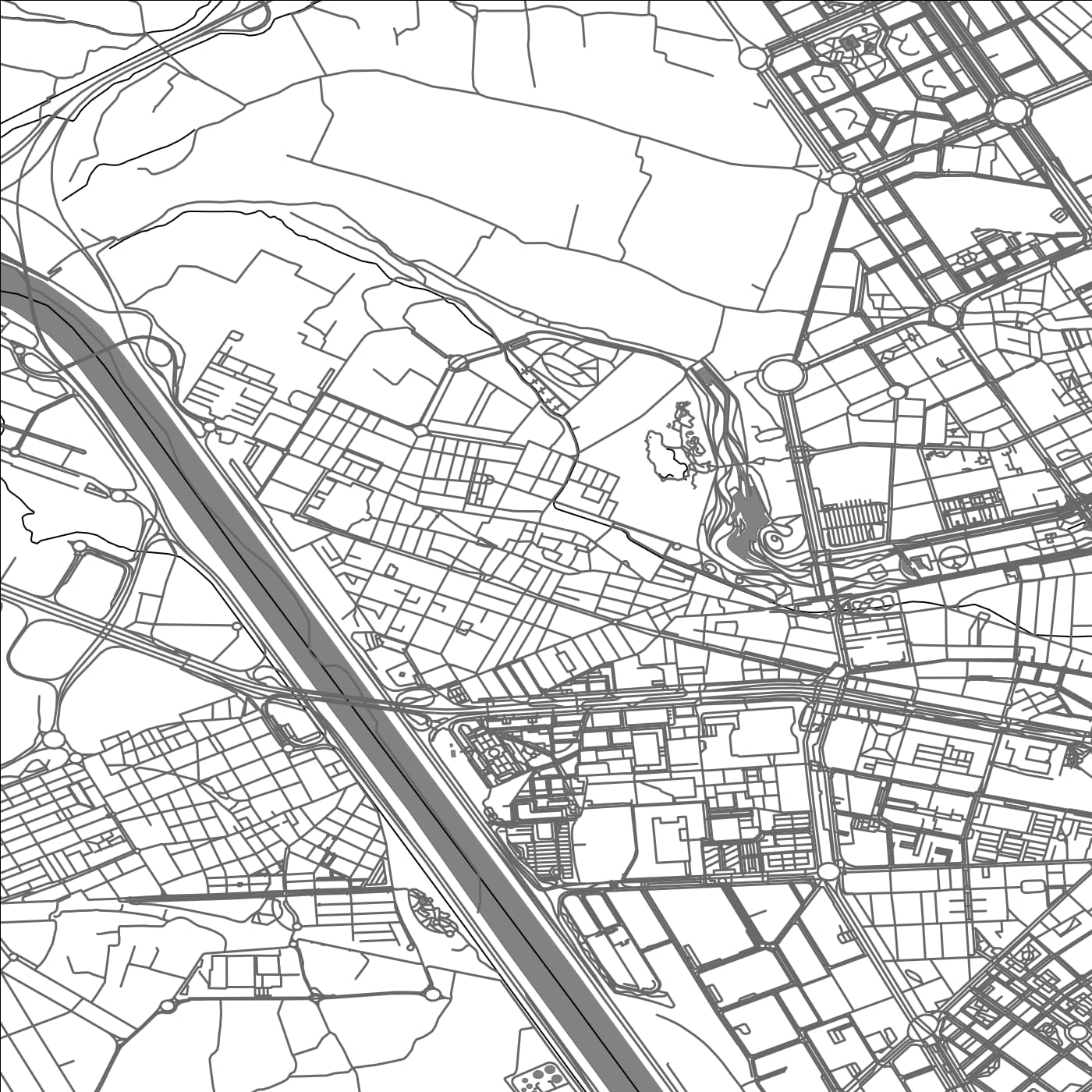 ROAD MAP OF MISLATA, SPAIN BY MAPAKES