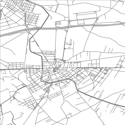 ROAD MAP OF MOLLERUSA, SPAIN BY MAPAKES