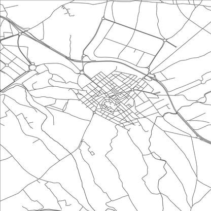 ROAD MAP OF MONFORTE DEL CID, SPAIN BY MAPAKES