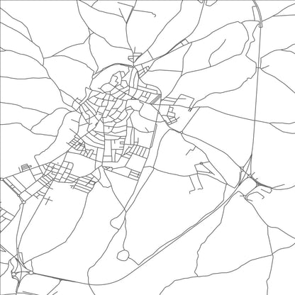 ROAD MAP OF MONTILLA, SPAIN BY MAPAKES