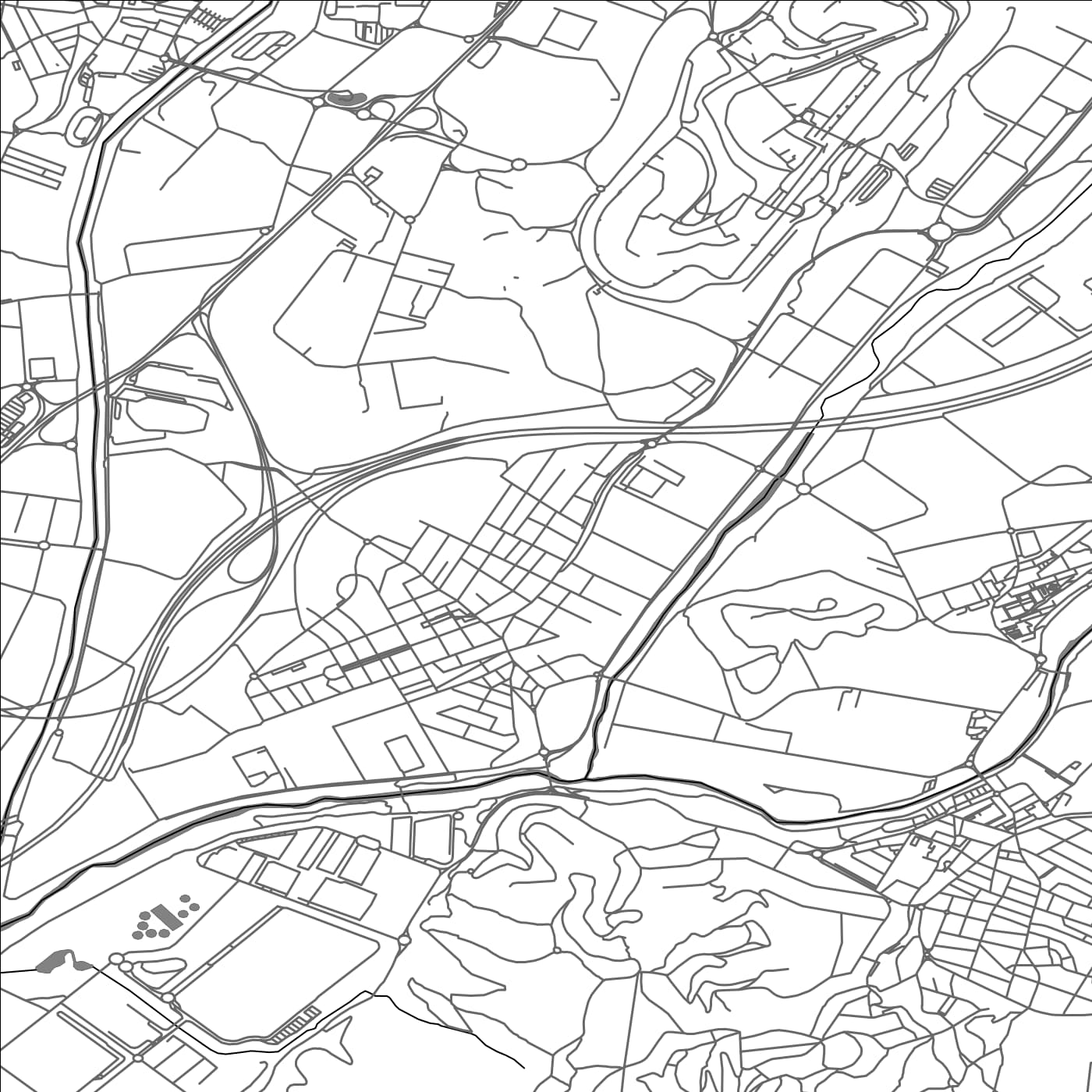 ROAD MAP OF MONTMELO, SPAIN BY MAPAKES