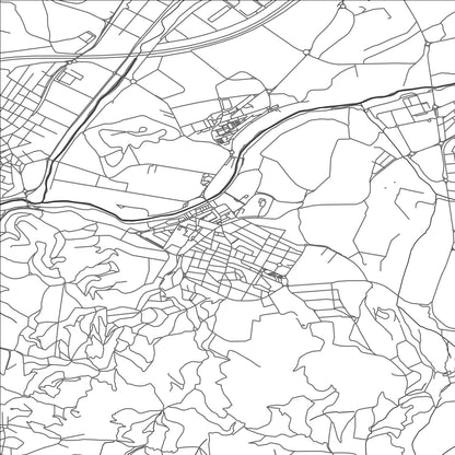 ROAD MAP OF MONTORNES DEL VALLES, SPAIN BY MAPAKES