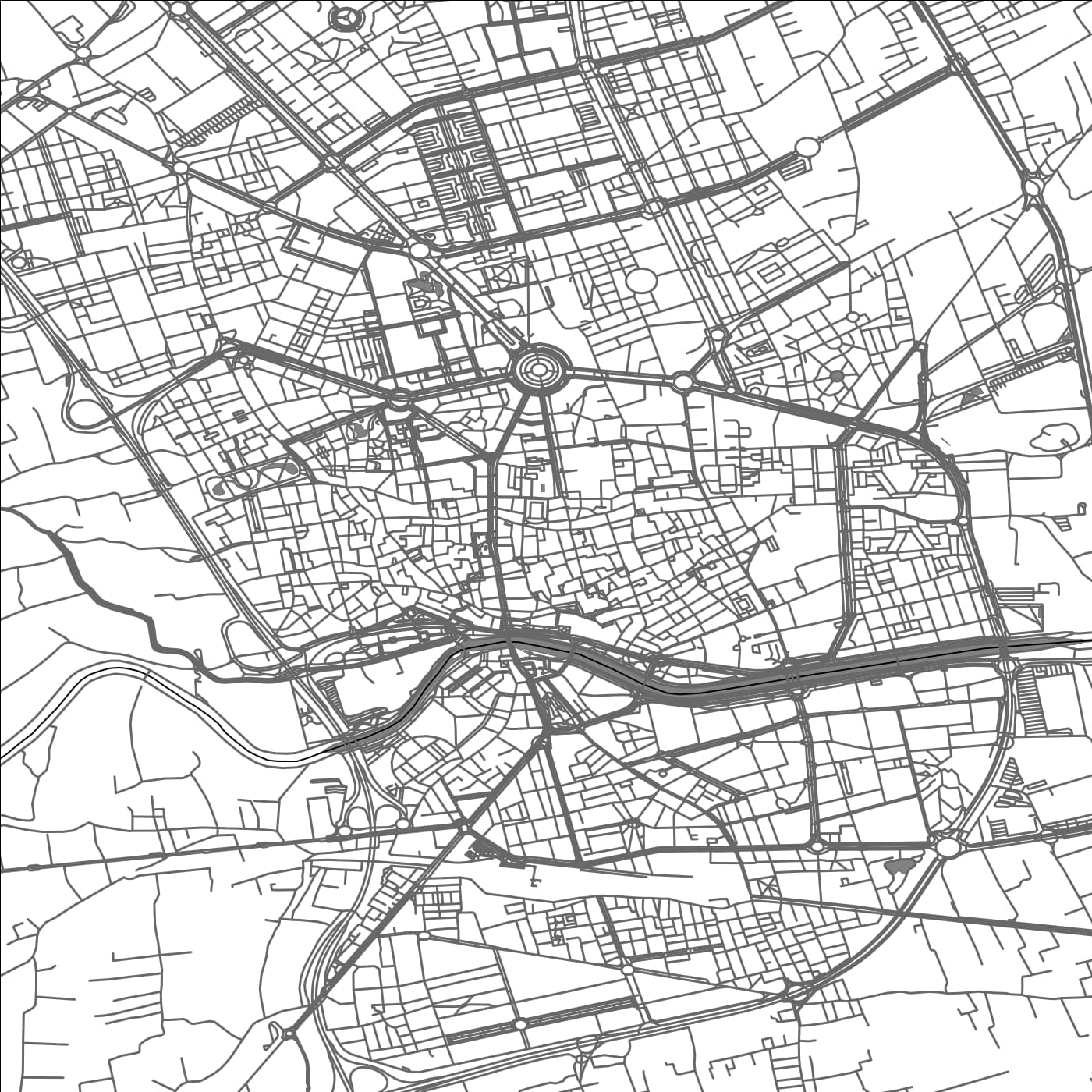 ROAD MAP OF MURCIA, SPAIN BY MAPAKES