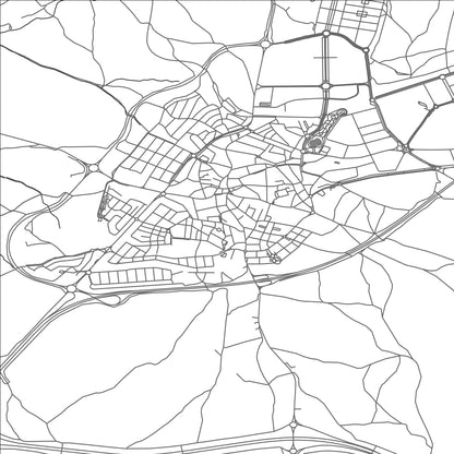 ROAD MAP OF NAVALCARNERO, SPAIN BY MAPAKES