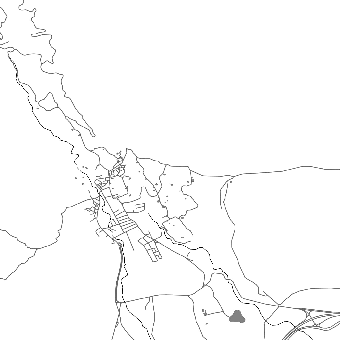 ROAD MAP OF NIJAR, SPAIN BY MAPAKES