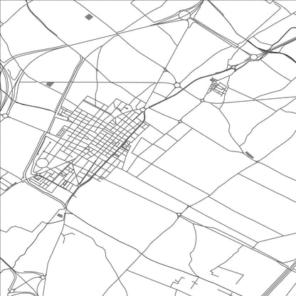 ROAD MAP OF NULES, SPAIN BY MAPAKES