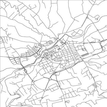 ROAD MAP OF ONTENIENTE, SPAIN BY MAPAKES