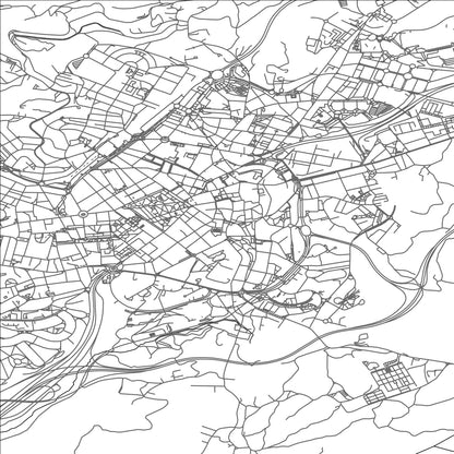 ROAD MAP OF OVIEDO, SPAIN BY MAPAKES