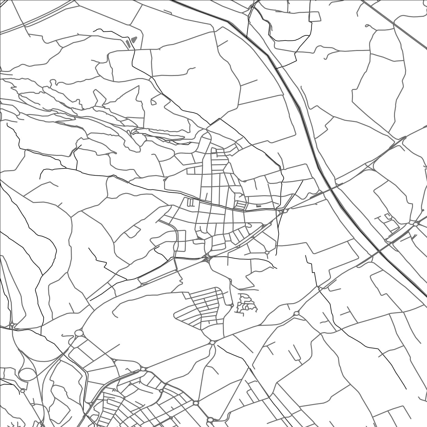 ROAD MAP OF PALAFOLLS, SPAIN BY MAPAKES