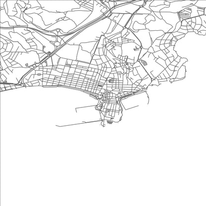 ROAD MAP OF PALAMOS, SPAIN BY MAPAKES