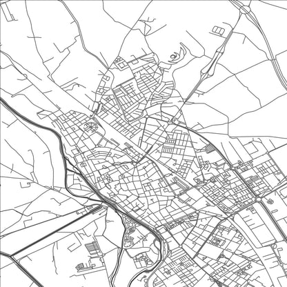 ROAD MAP OF PALENCIA, SPAIN BY MAPAKES