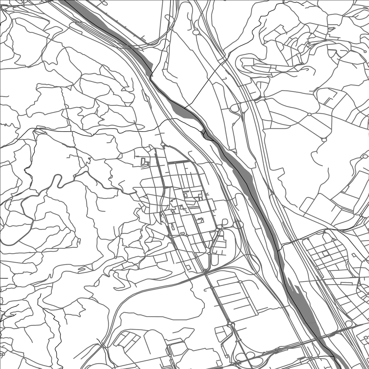 ROAD MAP OF PALLEJA, SPAIN BY MAPAKES